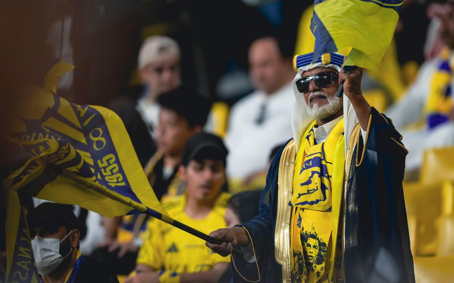 Al Nassr's support was out in full to cheer their club to a first RSL title in seven years