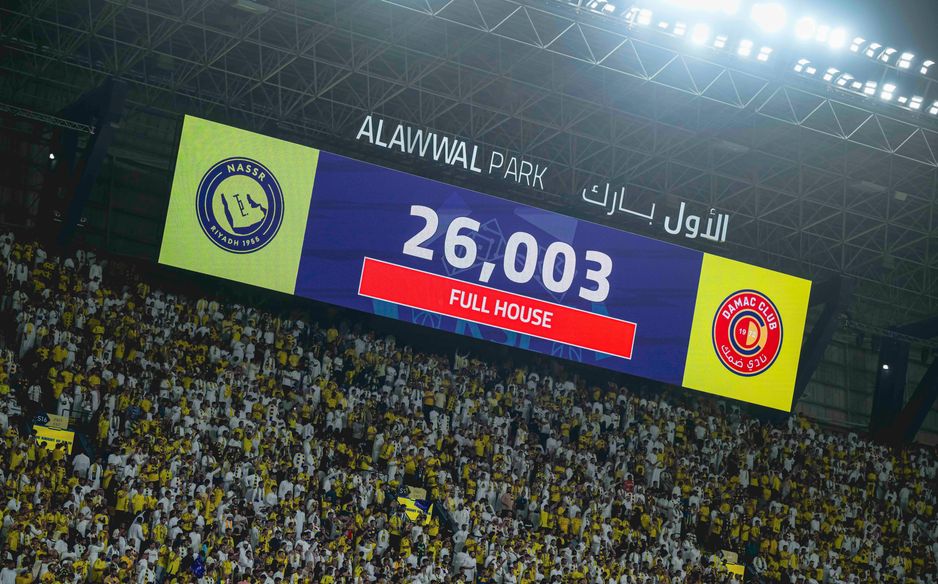 Al Nassr fans packed out Al Awwal Park for their title-decider against Damac