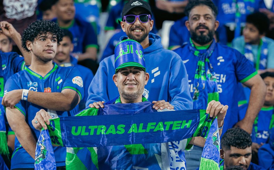 The Al Fateh fans are proud of their club - and their home city of Al Ahsa