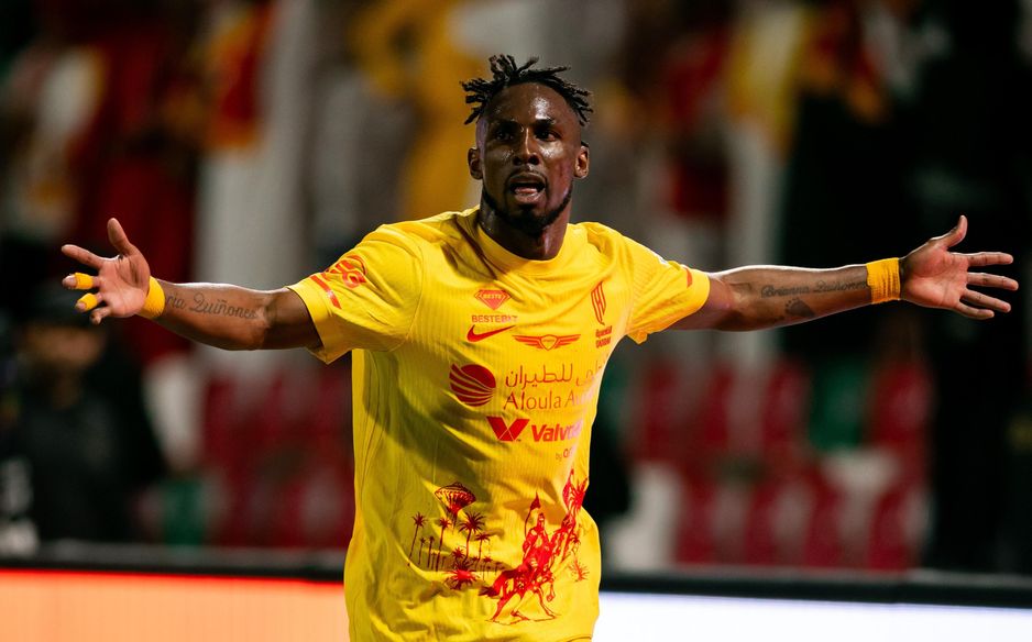 Julian Quinones scores for Al Qadsiah in the Eastern Derby at Al Ettifaq
