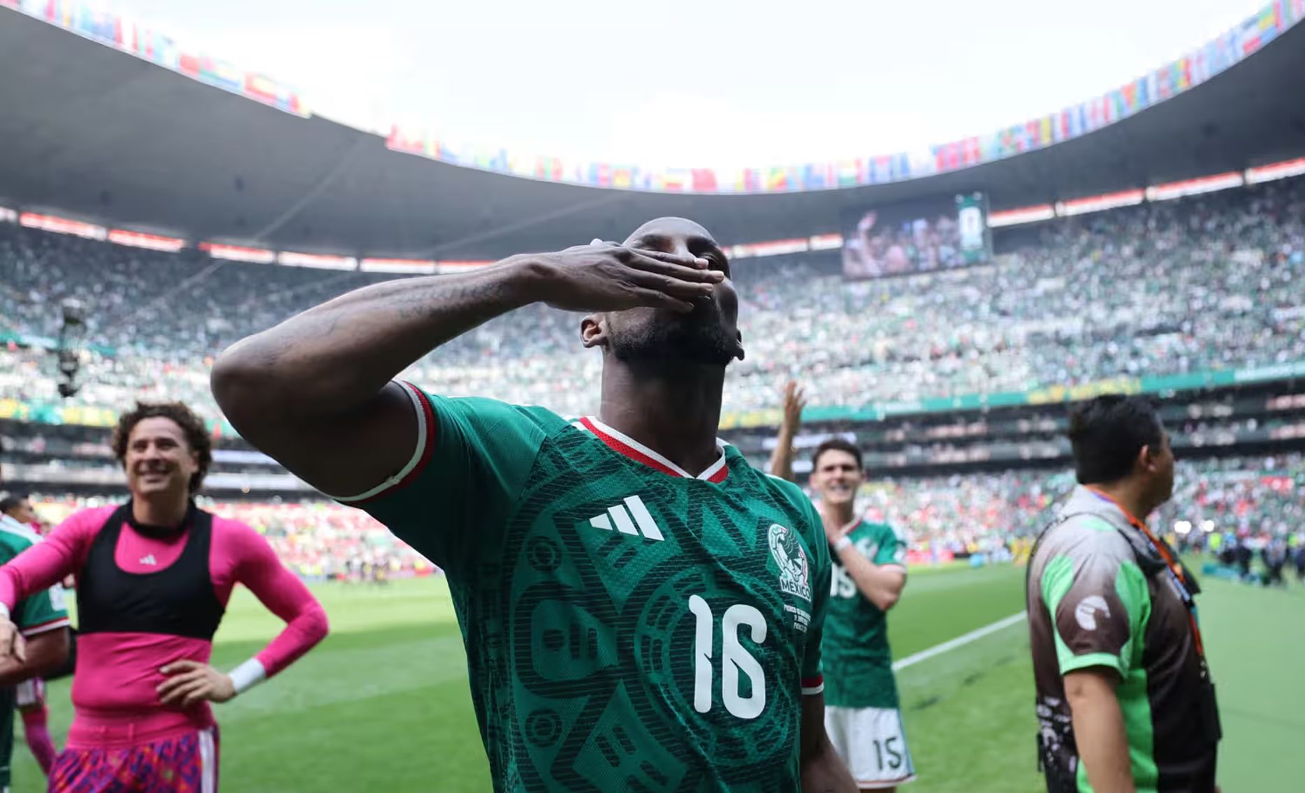 Al Qadsiah star Julian Quinones scores opening at 2026 FIFA World Cup for Mexico v South Africa