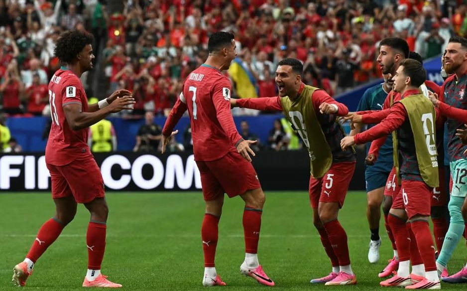Cristiano Ronaldo scores for Portugal v Uzbekistan at 2026 FIFA World Cup