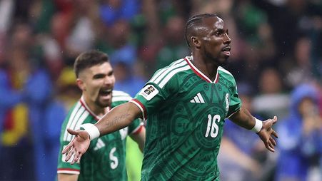 Al Qadsiah star Julian Quinones opens scoring for Mexico v Ecuador at 2026 FIFA World Cup