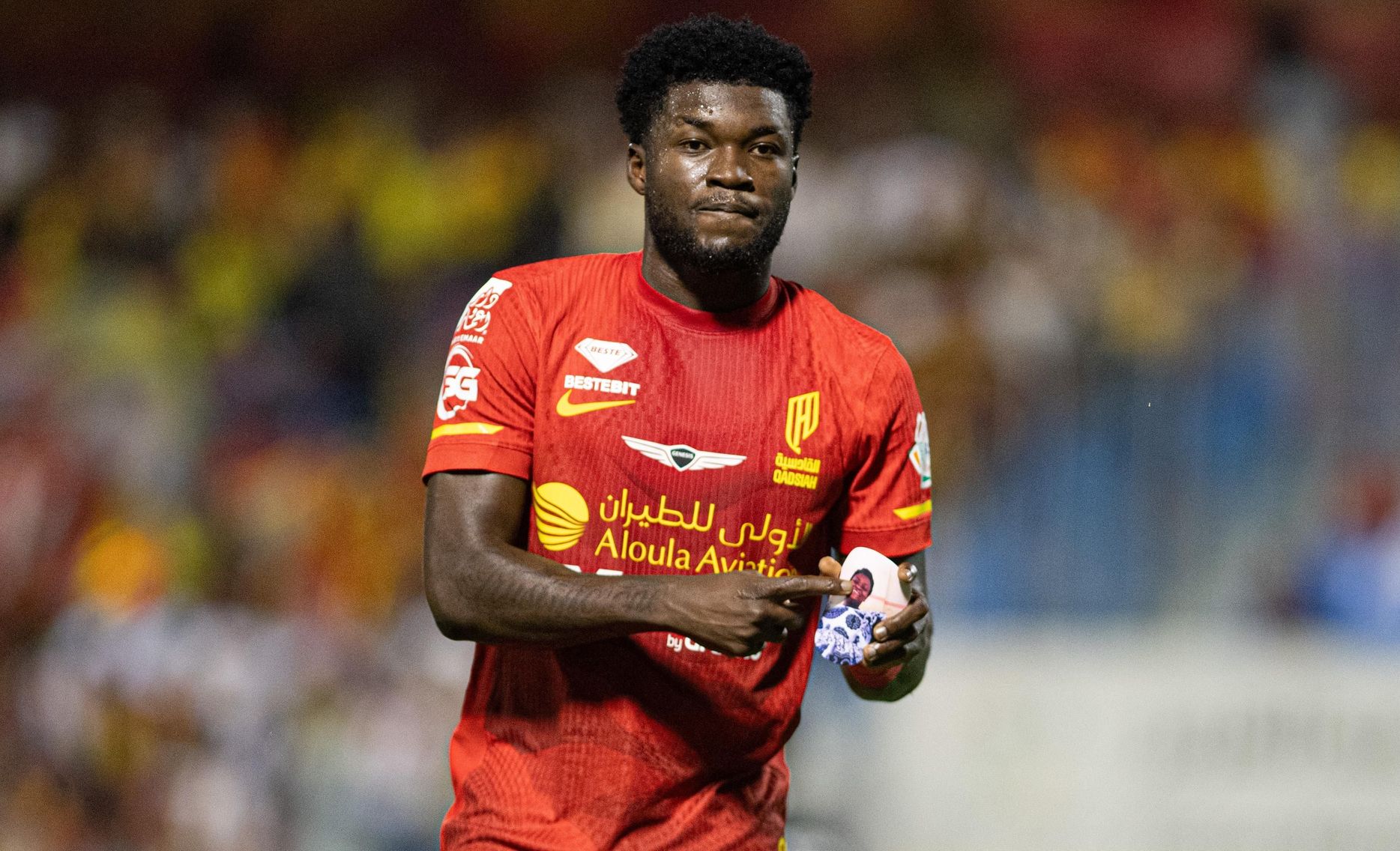 Al Qadsiah starlet Christopher Bonsu Baah dedicates his career to his late mother