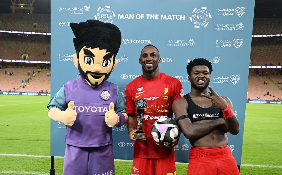 Christopher Bonsu Baah will be hoping to light up FIFA World Cup just like Al Qadsiah teammate Julian Quinones