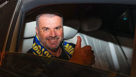 Ange Postecoglou arrives in Riyadh to begin Al Nassr tenure