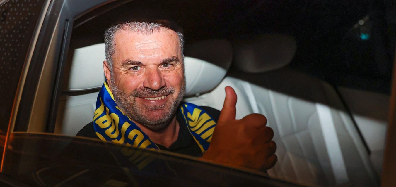 Ange Postecoglou arrives in Riyadh to begin Al Nassr tenure