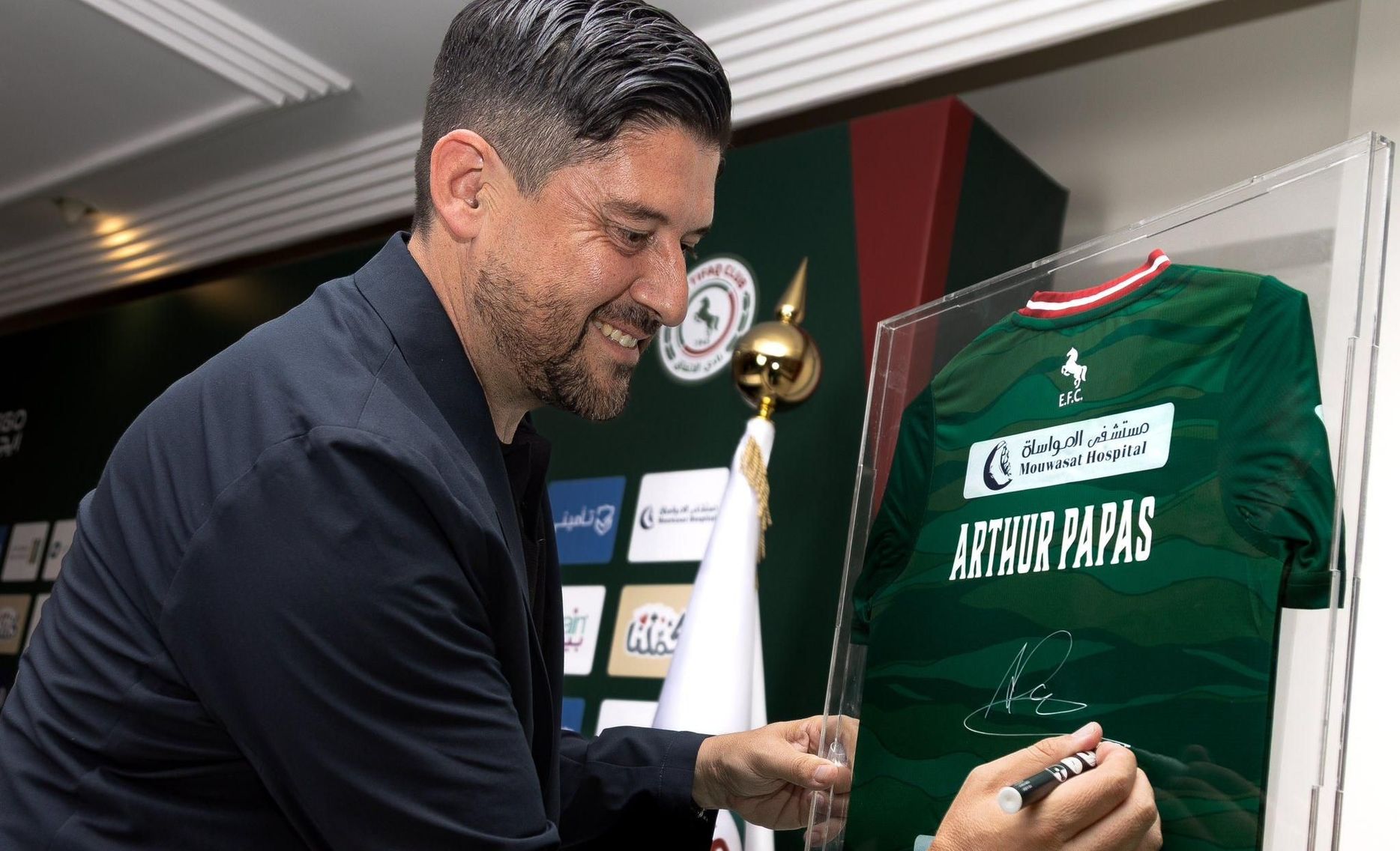 Al Ettifaq have gone for Arthur Papas to continue Saad Al Shehri's stellar work