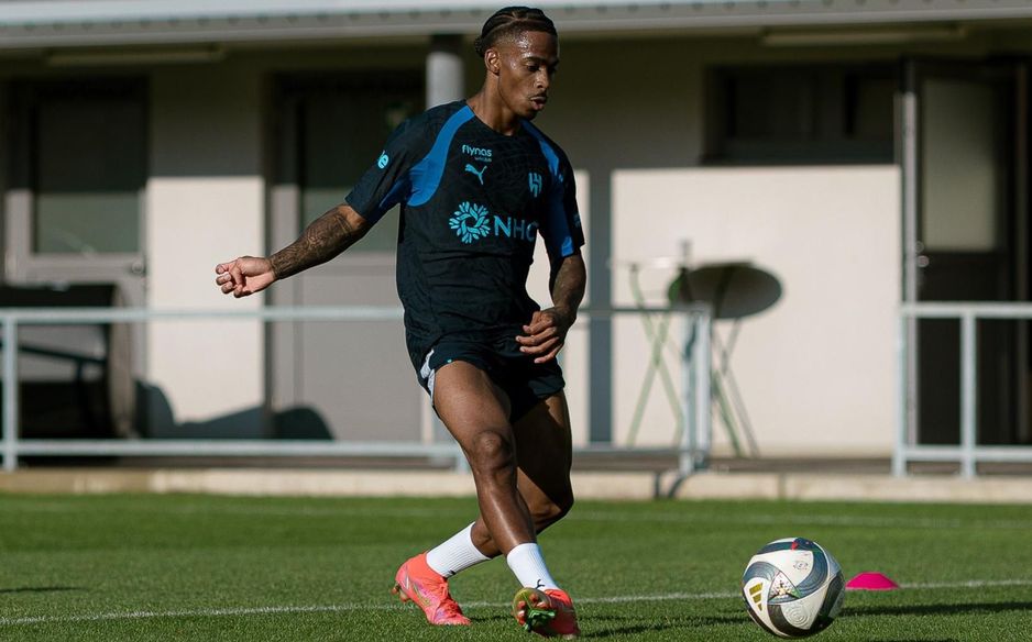 Crysencio Summerville during Al Hilal's training camp in Austria