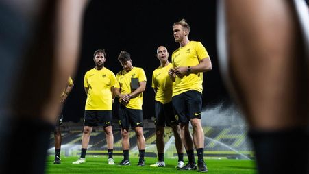 Al Ittihad manager Jens Wissing meets players for first time
