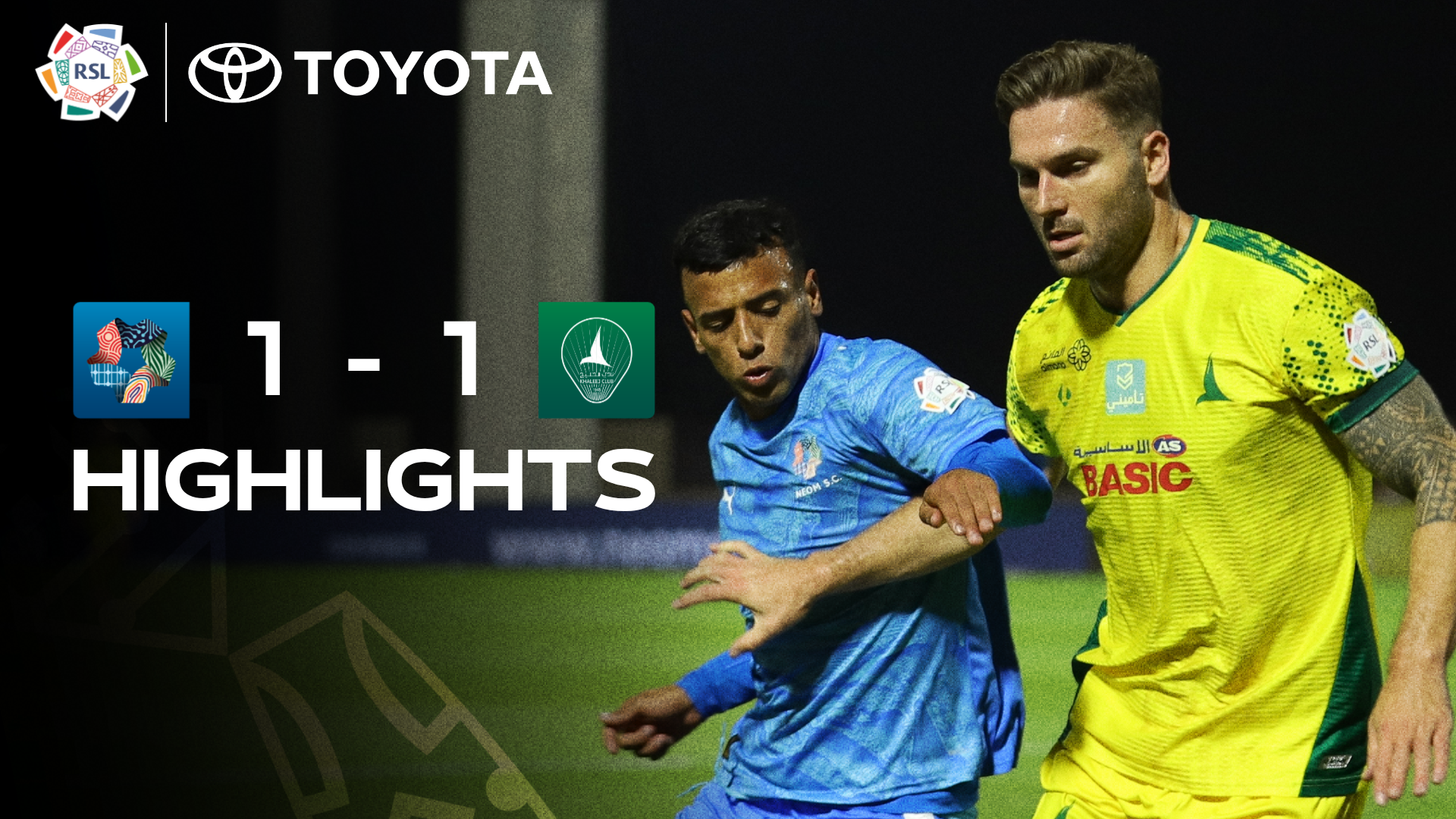 NEOM SC and Al Khaleej share the points in hard-fought clash!