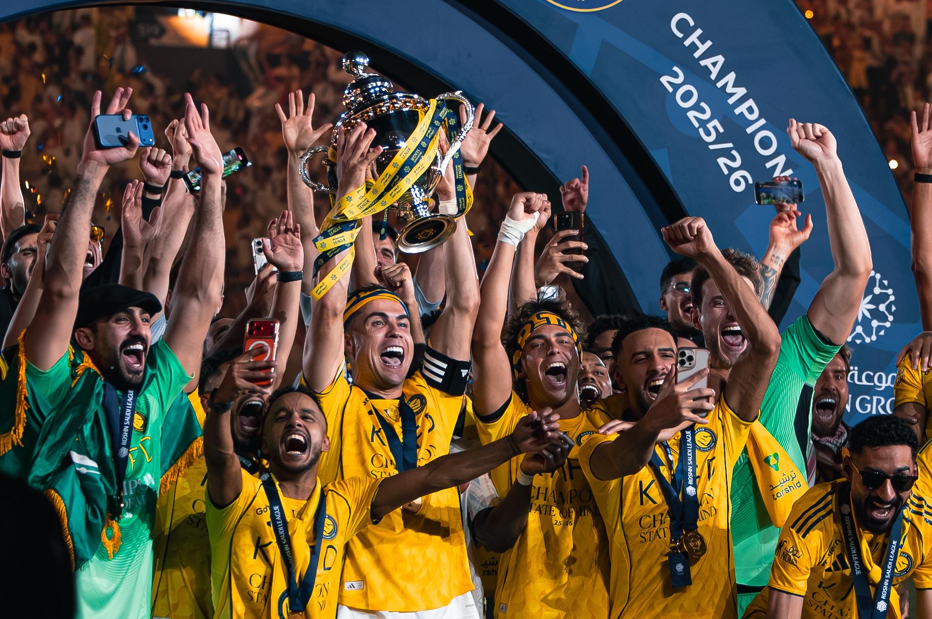 Cristiano Ronaldo double fires Al Nassr to 2025-26 RSL title glory